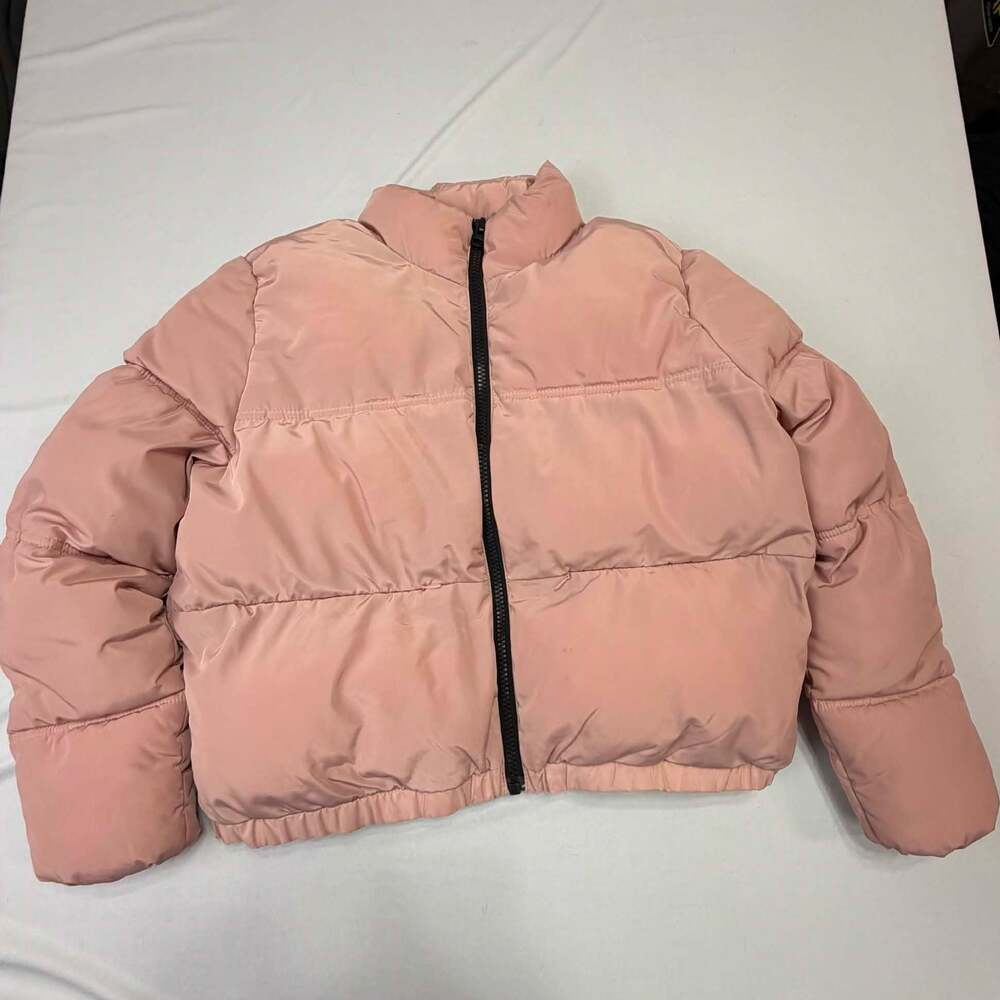 H&M Divided Pink Cropped Puffer Jacket
